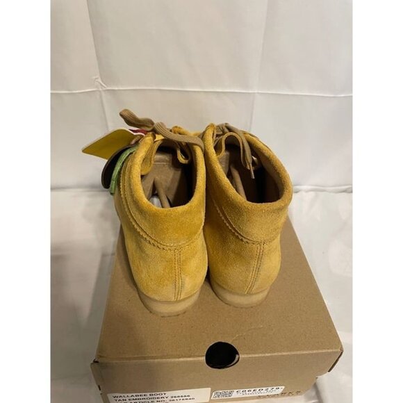 Clarks x Vandy Cheeseburger Size 10 Men's Wallaby Boot Shoes RARE - Picture 2 of 11